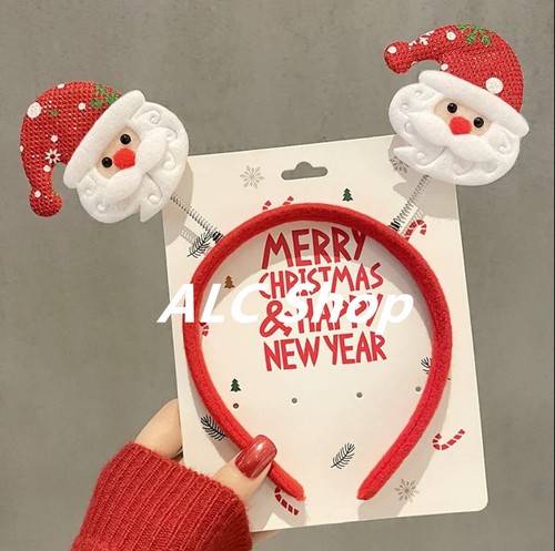Christmas Xmas Novelty Headband Costume Party Reindeer Santa Bow Snowman - Picture 6 of 17