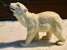 Vintage Wildlife Animal Toy Figure AAA Polar Bear #8474