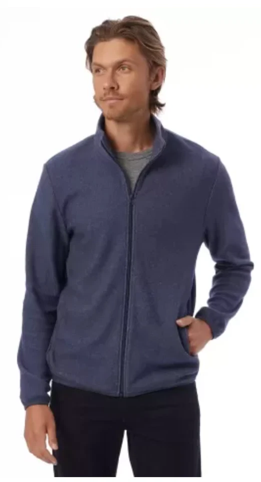Hanes Alternative Men's Eco Teddy Full-Zip Jacket 3262RT - Image 2 of 4