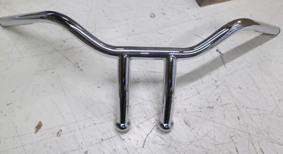 ROADKROME MOTORCYCLE TEE-BAR T-BAR 6'' RISER HANDLEBARS - 1 INCH CHROME