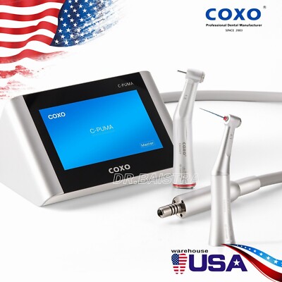 COXO C PUMA Master Dental Electric Endo Motor +6:1 1:5 Contra Angle Handpiece