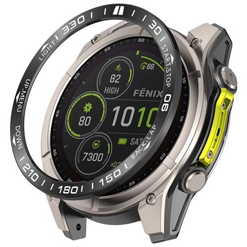 Lunetta orologio Racing Steel Watch Protector per Garmin Fenix8 - Foto 8 di 15