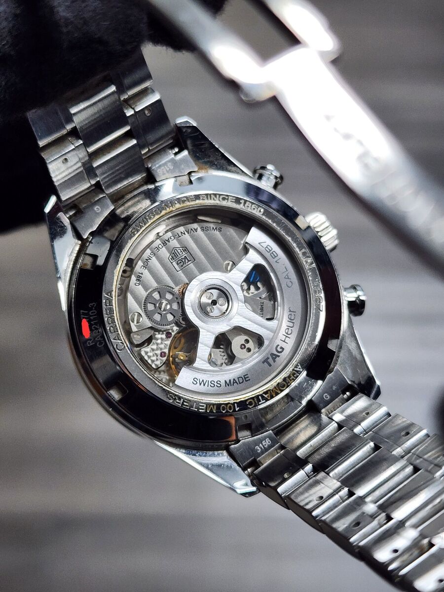 TAG Heuer Carrera 1887 Men's Black Watch - CAR2110 w/ B&P | eBay TAG Heuer Carrera 1887 Men's Black Watch - CAR2110 w/ B&P | eBay