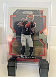 2021 Panini Prizm Jamarr Chase RC Silver Rookie #337 Cinci Bengals Rookie