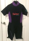 STEARNS DEFIANCE Wet Suit, Scuba Dive-Surf Back Zipper Sz Large-S/Sl-EUC
