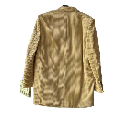 Blazer doppiopetto in velluto a coste giallo ISABEL MARANT Haneva taglia 10 US 40 EU - Foto 2 di 10