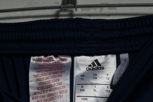 Adidas Youth Training Shorts - Navy - Size Large Youth (k8) - Picture 2 of 3