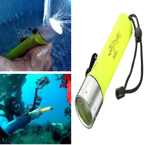 180Lm LED Diving Flashlight Torch Waterproof Submarine Under Water Light Camping