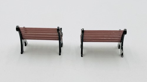 Lot Of Christmas Village Accessories Fences Brick Wall Figures Benches Kids - Bild 11 von 17