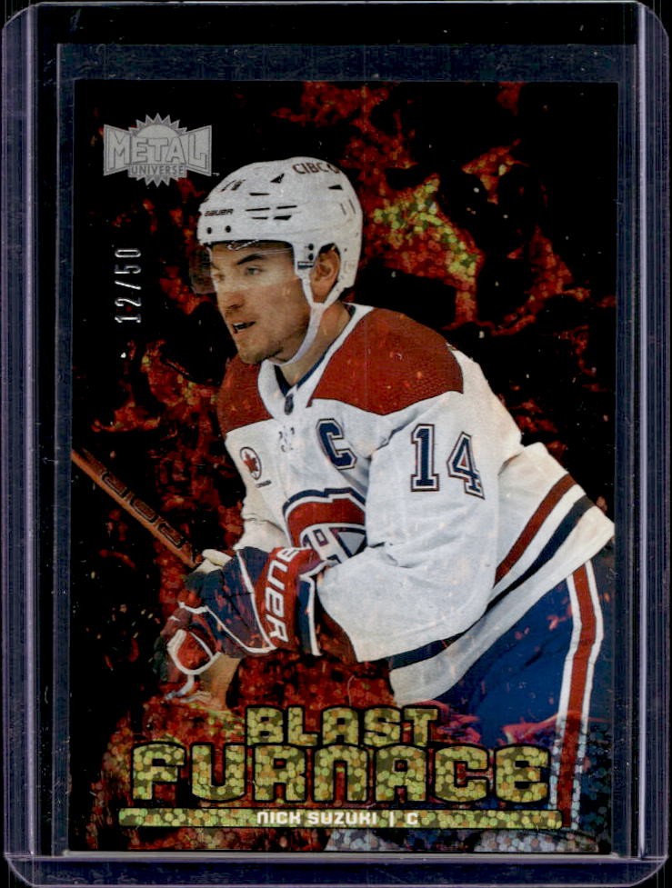 2024-25 UD Skybox Metal Universe Nick Suzuki Blast Furnace Gold #12/50