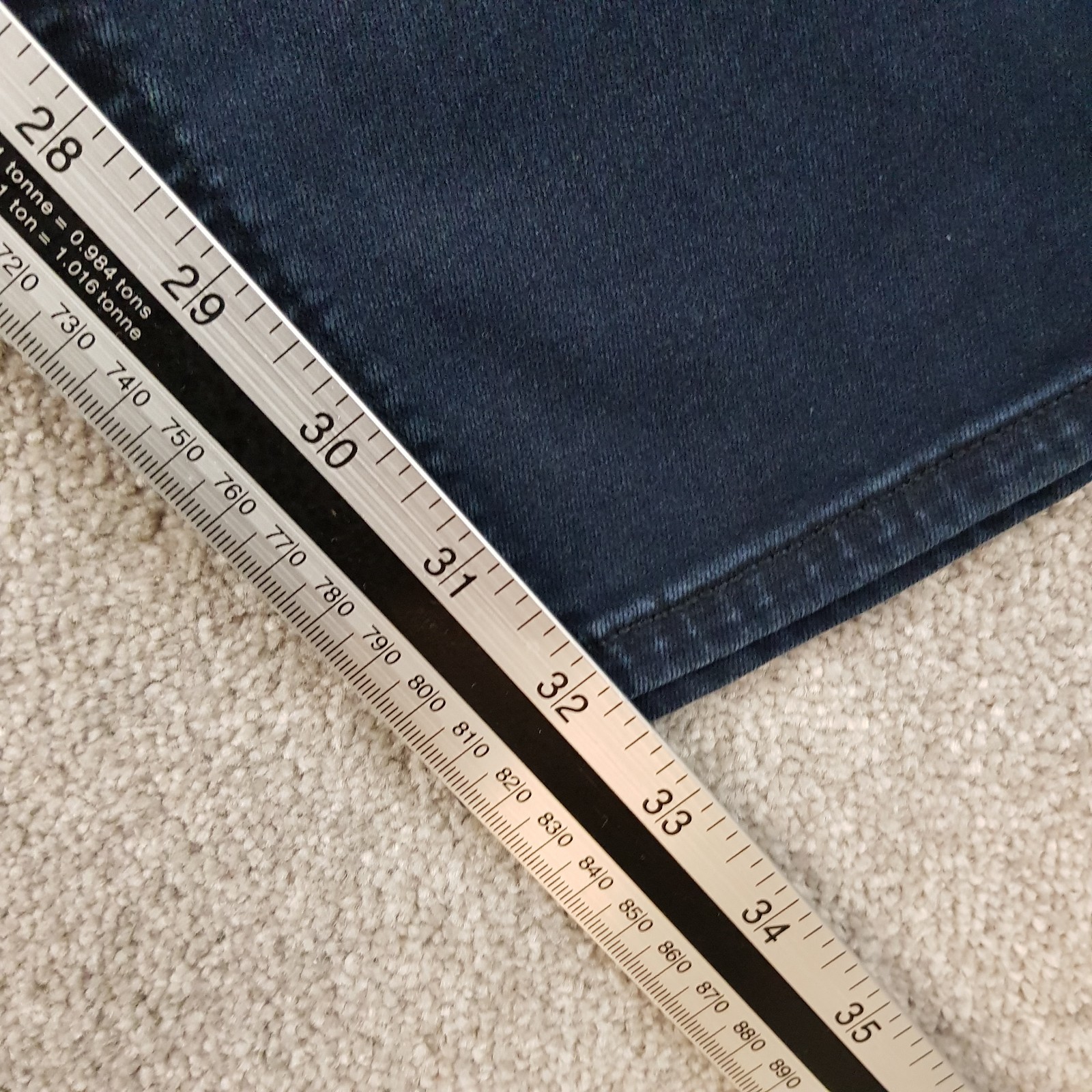 Hugo Boss Mens Jeans 33x32 Blue Delaware Slim Stretch Indigo Denim Zip W33 L32 thumbnail 10