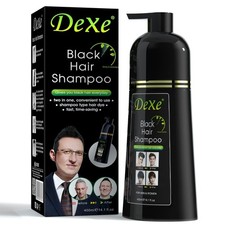 Black Hair Dye Shampoo Dexe 400ml, 2 in 1, 5 minutes minimum, New, FREE SHIPPING