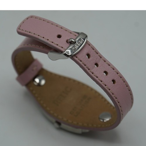 Donna Relic Rosa Pelle Polsino Orologio Acciaio Nuovo Batteria - Foto 6 di 6