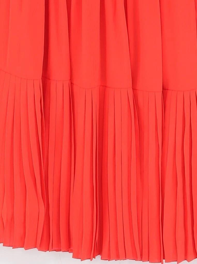 Abito midi donna Kate Spade UK 6 rosso 100% poliestere linea A