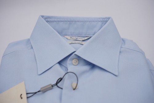 Camicia Prova Suitsupply Blu Chiaro Slim Fit Formale 44L 17.5L - Foto 4 di 5