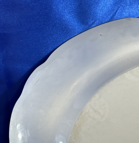 Antique WH. Grindley Co. England Flow Blue MARGUERITE 16x11 Oval Service Platter - Picture 15 of 16