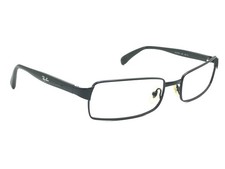 Ray-Ban RB 3246 006 Black Rectangular Metal Eyeglasses Frames 58-18 Italy