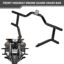 Front Highway Engine Guard Crash Bar For Harley Touring Road Glide 2009-2024 US