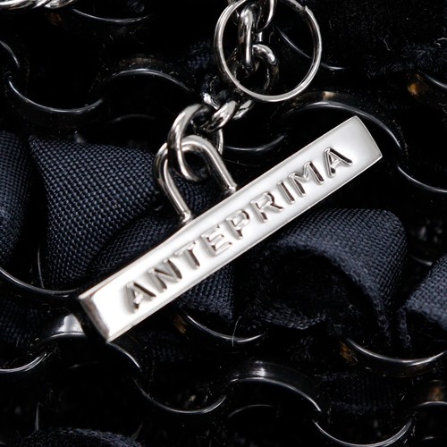 Bolso de Mano ANTEPRIMA Wire Bag Negro Terciopelo/Cable Cordón Mujer - Imagen 10 de 12