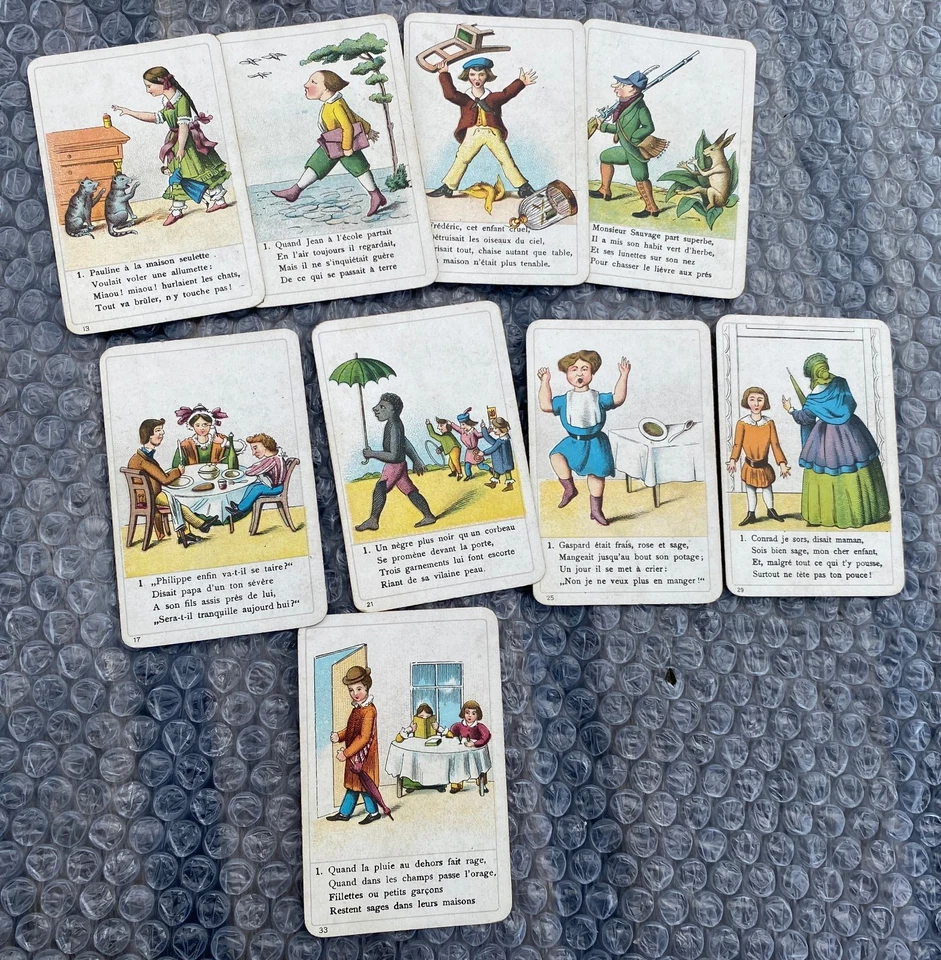 Ancien Jeu de cartes PIERRE L'EBOURIFFE -  JEUX SPEAR réf D314 circa fin XIXème - Photo 3/4