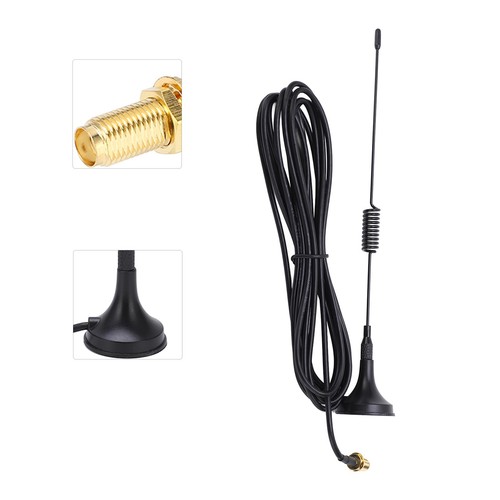 Antena samochodowa o wysokiej wydajności adapter gniazda SMA uchwyt magnetyczny długość 20 cm - Zdjęcie 14 z 22