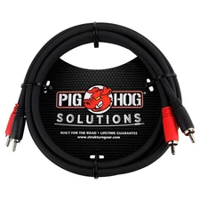 Pig Hog Solutions Dual Cable RCA to RCA (3 ft.) 6 ft.