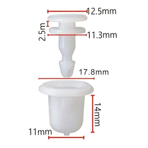 40sets Wheel Arch Fender Flare Liner Clips Fasteners Fit For Nissan Frontier - Picture 3 of 5