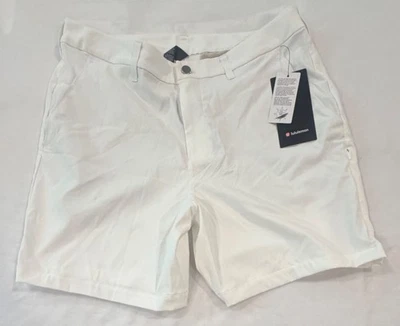Lululemon ABC Classic-Fit Golf Short 7” White Men 32 Performance UV protection - Image 1 of 4