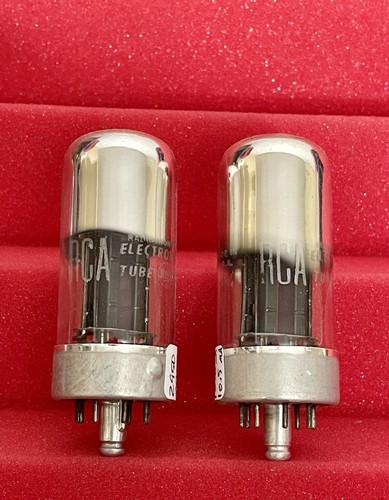 TWO RCA 7N7 Vacuum Tubes /Long/Black Plate 1951 Tall Boy Loctal 6SN7 ULTRA BOGEY - Bild 5 von 12