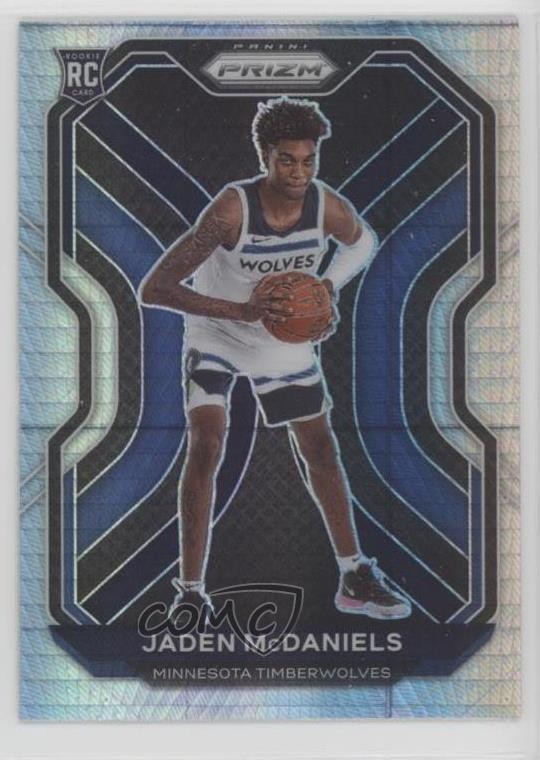 2020-21 Panini Prizm Hyper Prizm Jaden McDaniels #277 Rookie RC