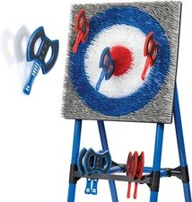 Eastpoint Deluxe Steel Frame Axe Throw Target Game Set - Steel Frame for Indoors