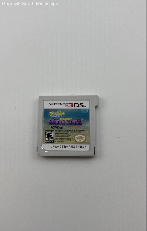 Nintendo 3ds Spongebob Squarepants: Plankton's Robotic Revenge Game Cartridge