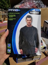 Pro Strength Fitness Sauna Suit Unisex L/XL 2Pc Lightweight Work-out Weight Loss