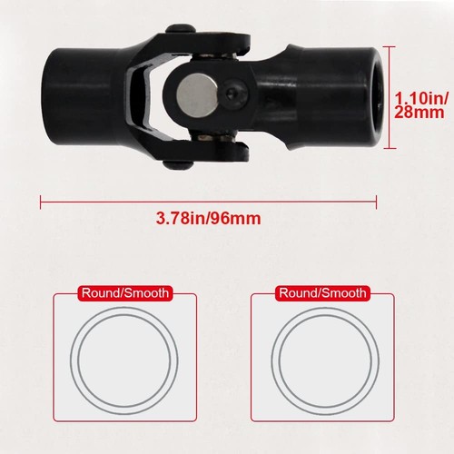 Compact 3/4" Round U-Joint with 35° Angle - Reliable Steering Solution for Cars - Bild 4 von 9
