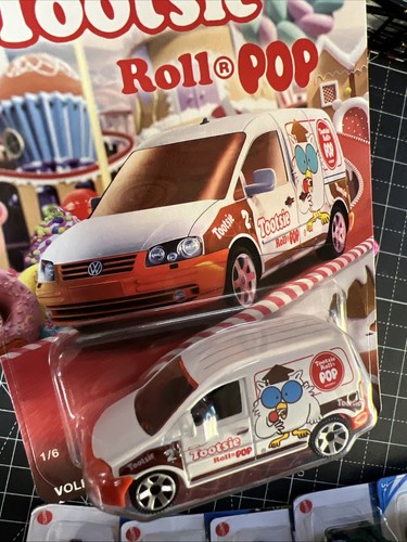 Matchbox 2020Tootsie Roll Pop Volkswagen Caddy Delivery #1/6 GKP75-4B10 - Picture 3 of 4