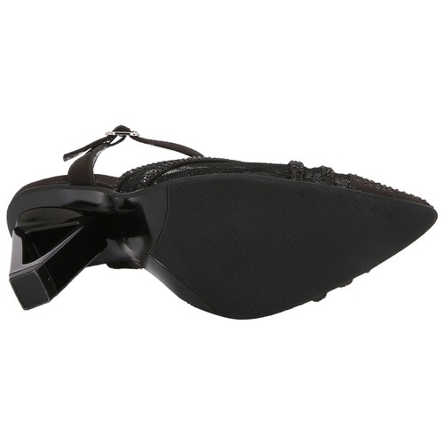 "Bombas de tacón esculpido Lady Couture Gala de 3,5"" en negro" - Imagen 9 de 10