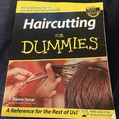 Haircutting for Dummies by Jeryl E. Spear (2002, Trade Paperback)