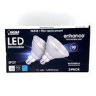 Feit Electric PAR38 LED Dimmable Spotlight Bulbs 3000K Bright White 2-Pack 90W