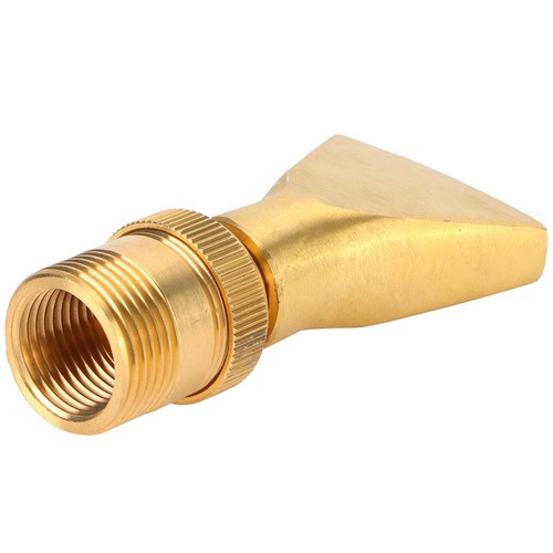 Boquilla de fuente de agua de chorro de ventilador ajustable de latón para aspersor de estanque G1/2 G3/4 - Imagen 9 de 12