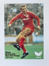 Hans Peter Briegel AK unsigniert Erima / DFB / 1.FC Kaiserslautern / Sampdoria