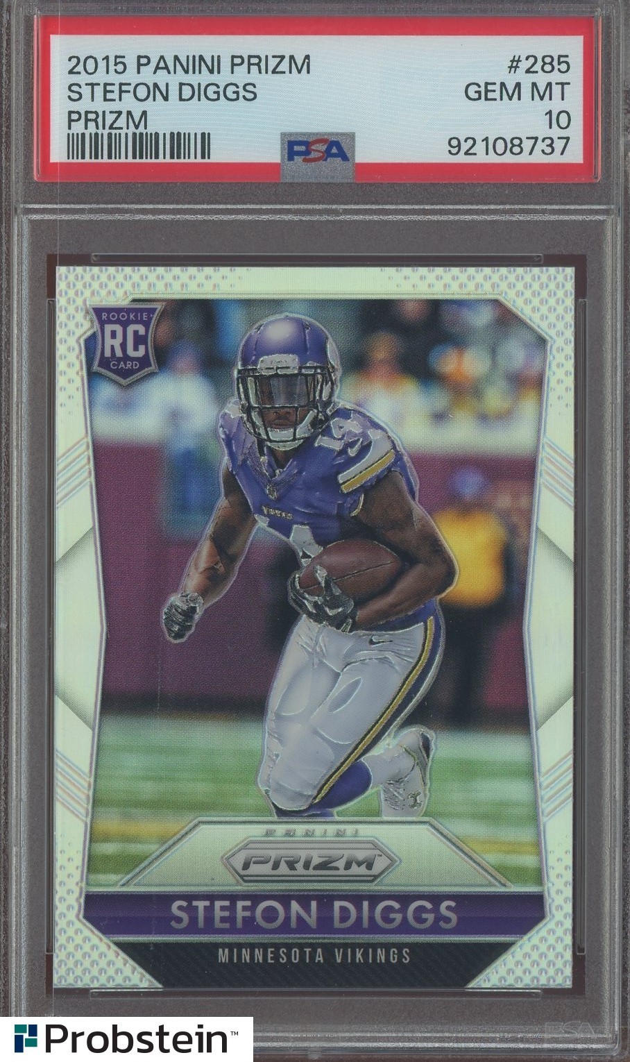 Stefon Diggs Panini Prizm #285 Prizm