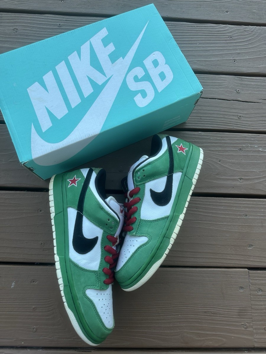 Green Nike Heineken Sneakers Nike SB Dunk Low Heineken UK