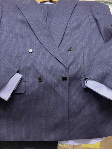 COLECCIÓN CENTAURO ORO Tela por DORMEUIL 2- Precios Traje con muescas para hombre Reino Unido-42” - Imagen 7 de 24