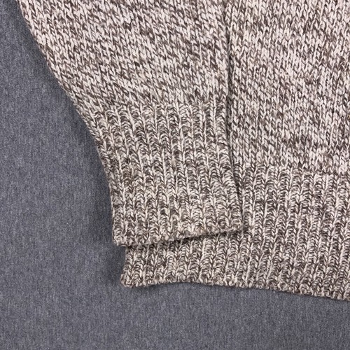 Suéter De Colección LL Frijol Para Hombres XL Avena Brezo Cuello Redondo Pescador Hecho en EE. UU. - Imagen 4 de 12