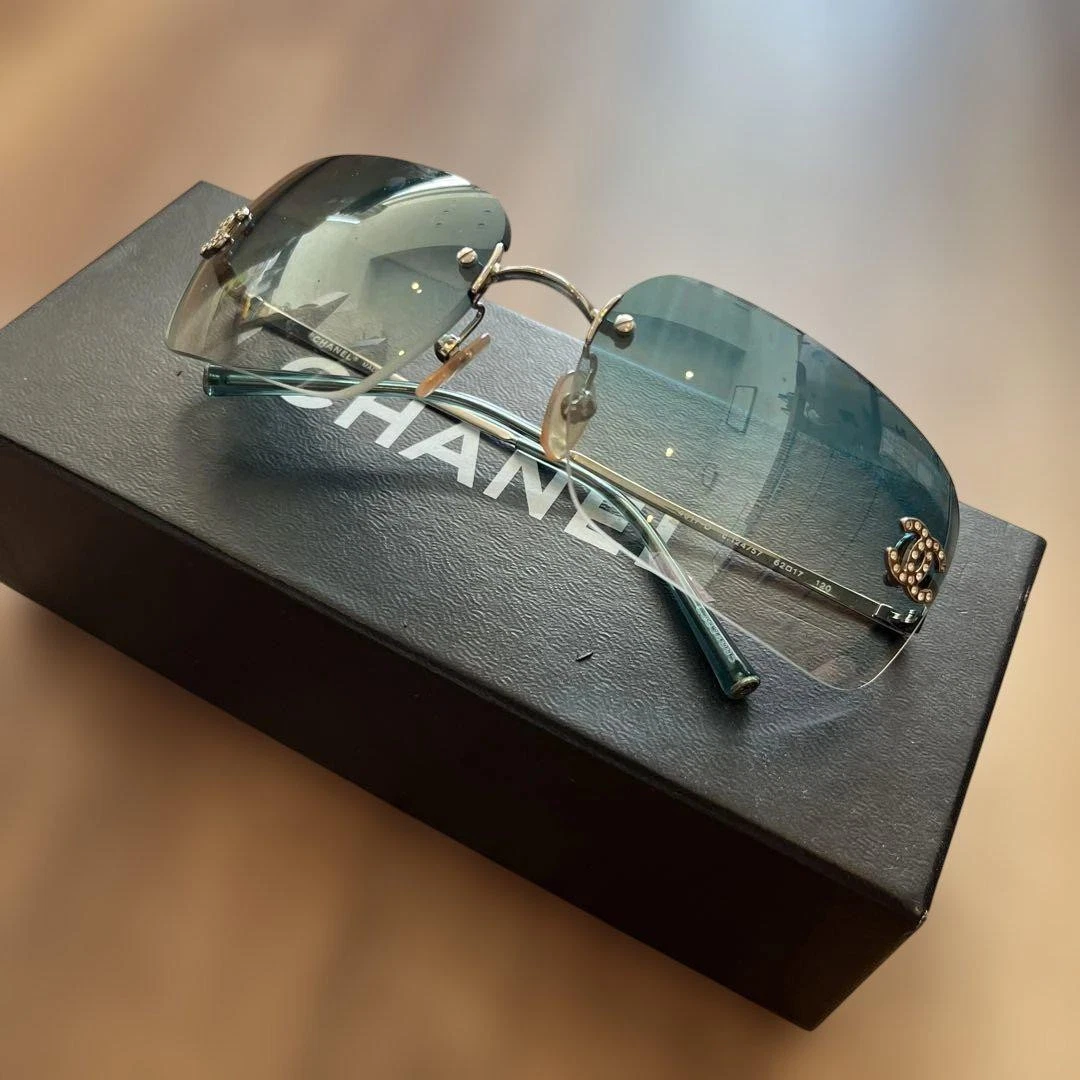 CHANEL Rimless Sunglasses for Men for sale | eBay