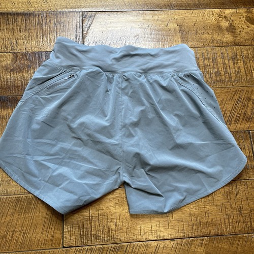 Nike Dri-fit Athletic Running Shorts Woman’s M Gray, Brief, Side Vents - Picture 2 of 8