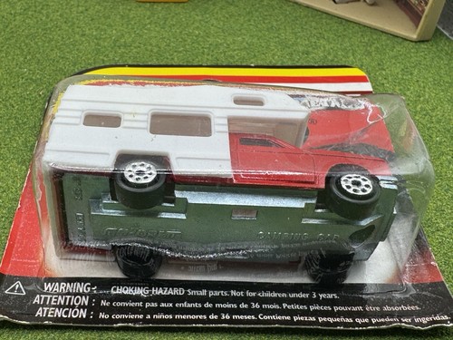 Majorette #278 Camping Car Pink Camper Pickup Truck Motorhome RV 1:60 Scale - Picture 8 of 12