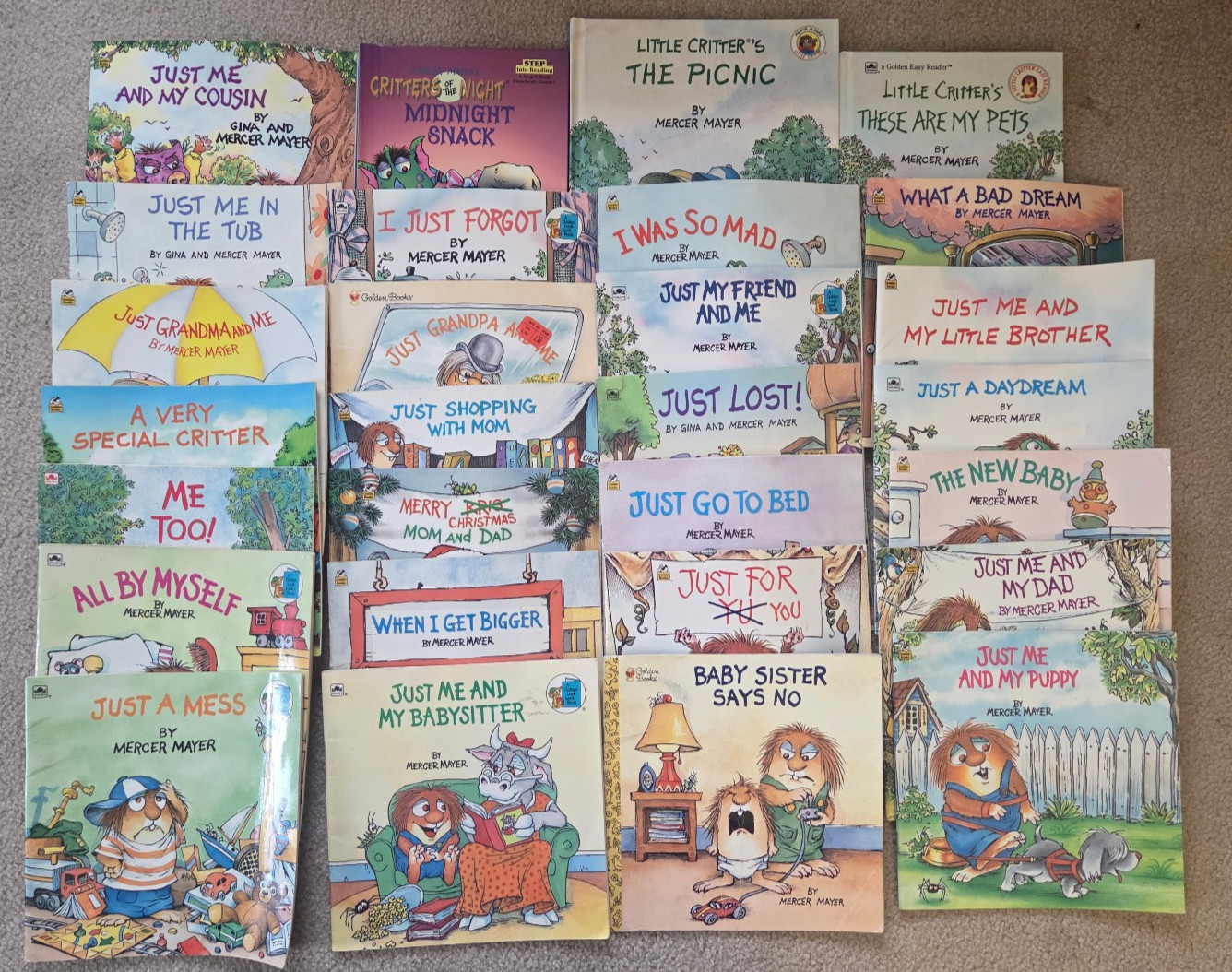 Mercer Mayer Lot of 28 Little Critter Books Kids I Can Read Scholastic PB and HB
