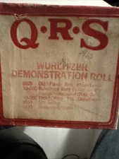 QRS Player Roll Piano Wurlitzer Demo Roll