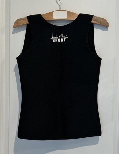Nicole Miller Sport Neoprene Sauna Sweat Shape Top Black Medium - Afbeelding 4 van 5